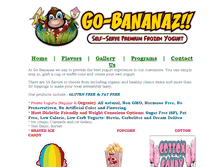 Tablet Screenshot of go-bananaz.com